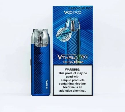 POD система Voopoo V.Thru Pro Eternity Edition Indigo Blue Starter Kit Оригінал 0674-1 фото