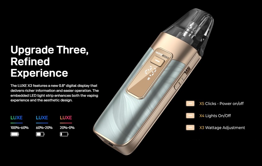 управление LUXE X3