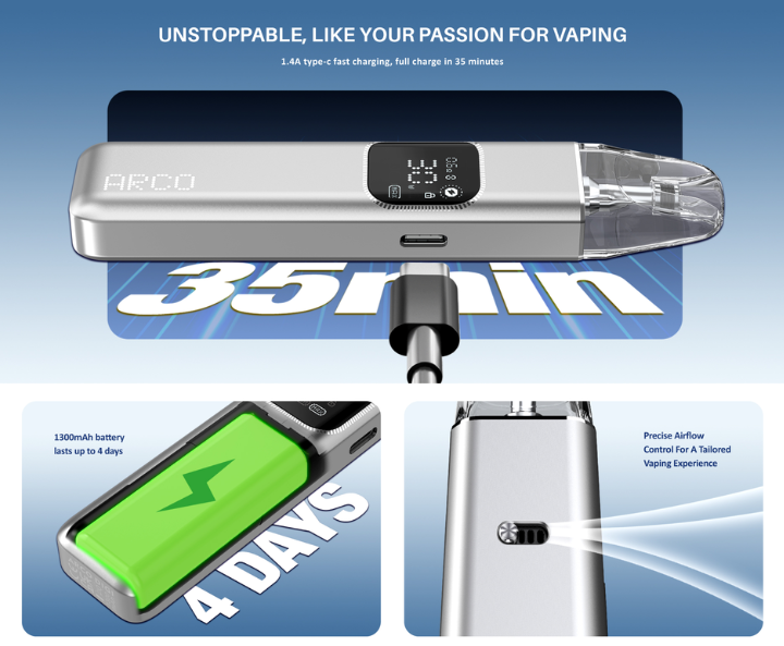 Зарядка та акумулятор Smok Arco Digi