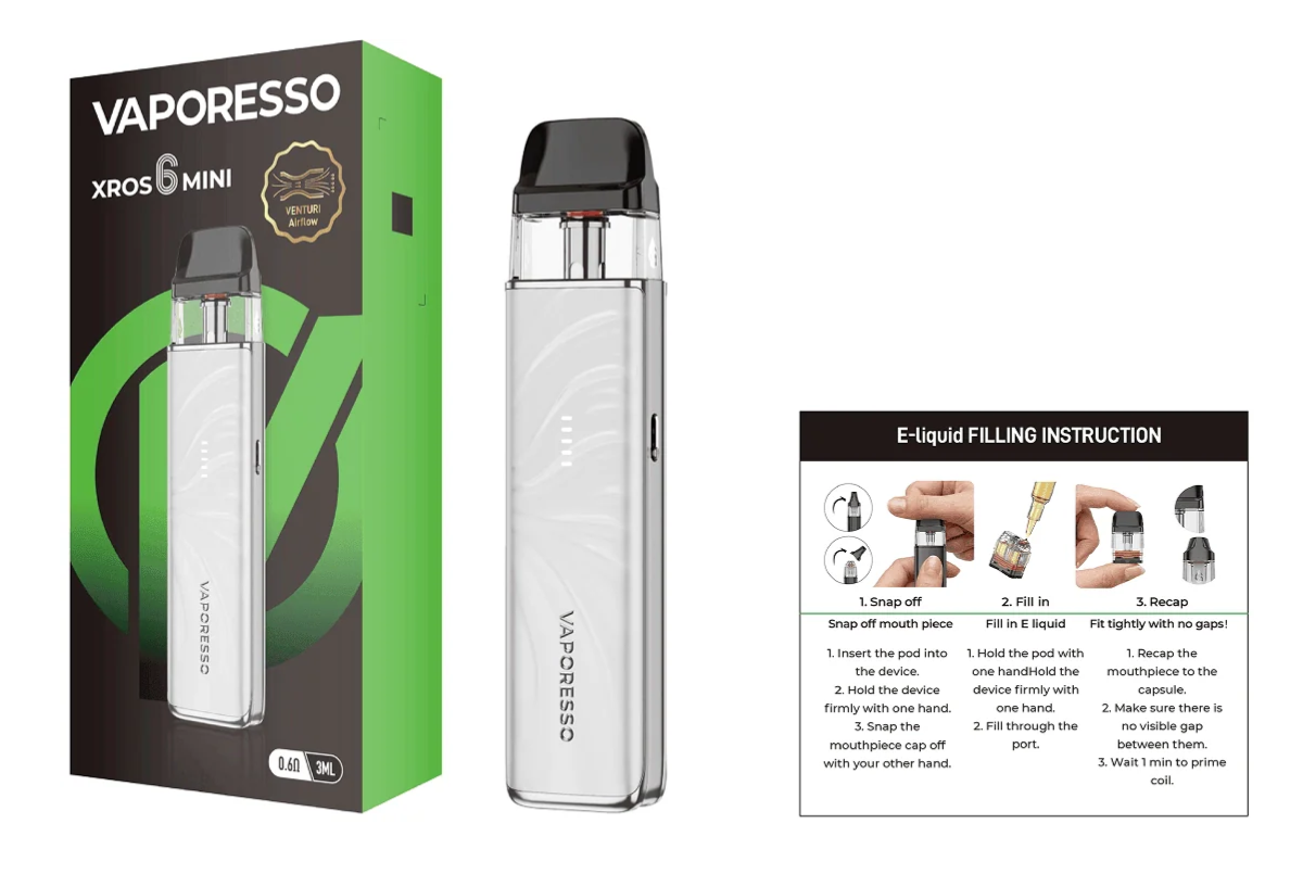 Комплектація Vaporesso XROS 6 Mini